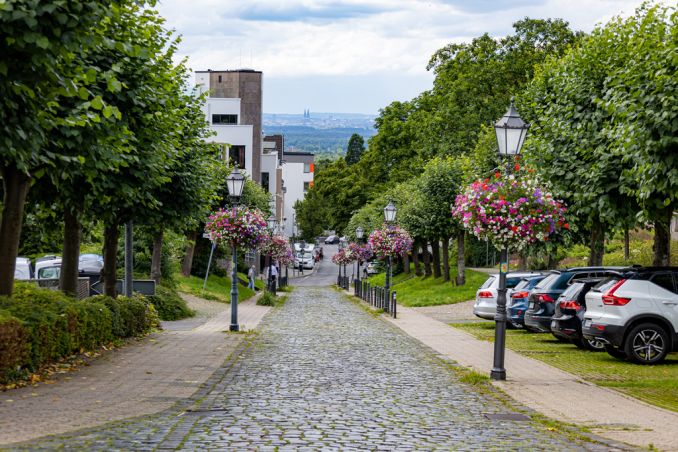 Kopfsteinpflaster Am Schloss Bensberg Schloss Bensberg Bergisch