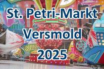 Einen festen Platz im Veranstaltungskalender von Versmold hat natürlich auch 2025 die Kirmes Sünne Peider, der St. Petri Markt. • © ummet-eck.de