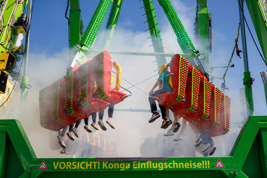 Die Riesenschaukel Konga ist auch beim Cranger Weihnachtszauber dabei. // Foto: ummet-eck.de