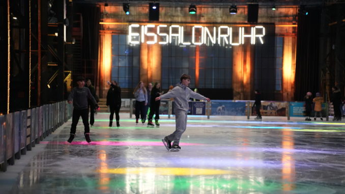 Jährlich bietet der Eissalon Ruhr eine beeindruckende Kulisse. // Foto: Bochumer Veranstaltungs-GmbH